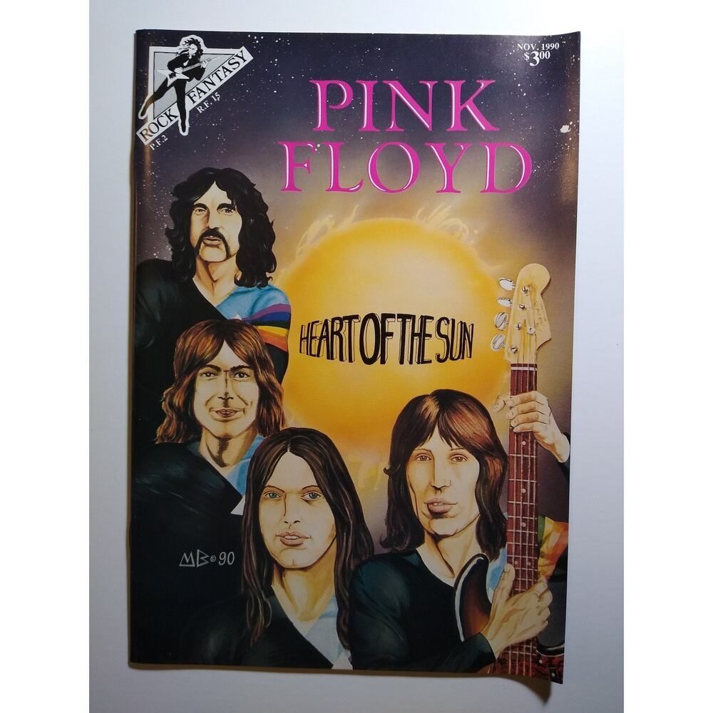 Pink Floyd Rock Fantasy Comic Book R.F.15 Heart of the Sun Nov 1990 Music